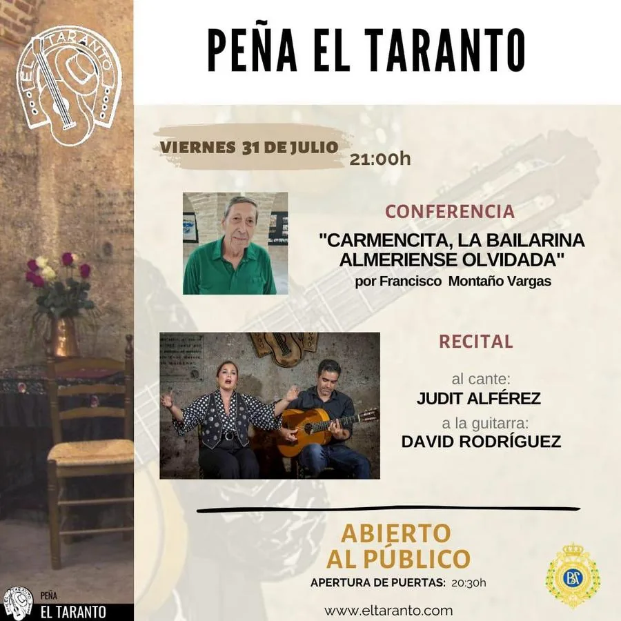Conferencia Y Recital en Peña El Taranto