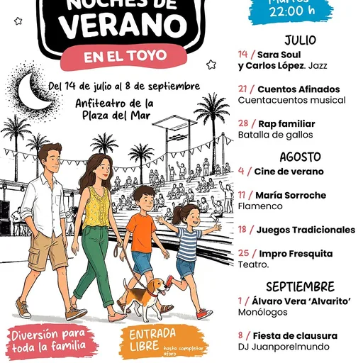 NOCHES DE VERANO EN EL TOYO: Cine de Verano