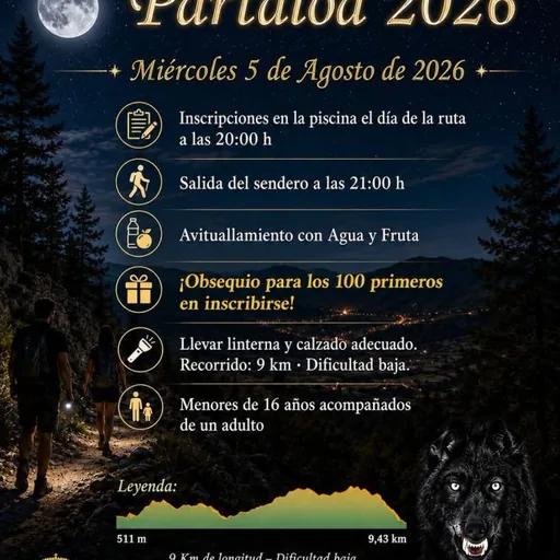 Sendero Nocturno Partaloa 2026